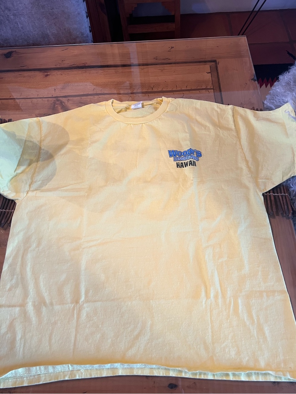 Vintage Collectors WOODY'S Longboards Hawaii Surf Graphic Tee XL - Picture 2 of 4